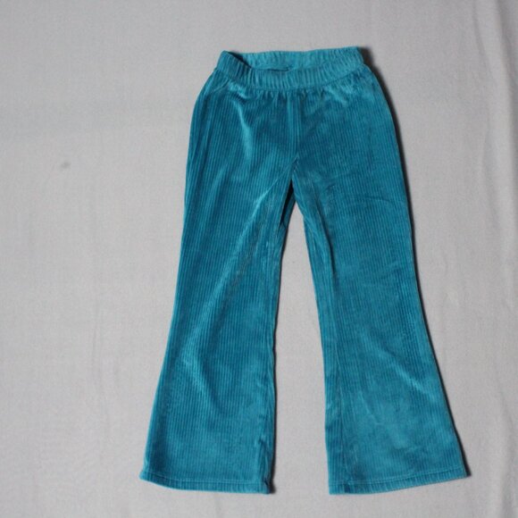 Cat & jack Girls’ Velour Pullover & Flare Pants Set – Teal, Size 5T - Picture 6 of 9